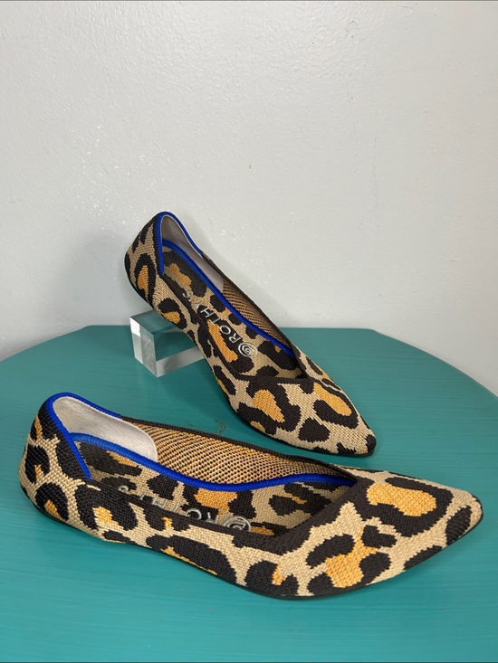 Rothy's Shoes - Rothy's The Point flats "Big Cat" Leopard Print - Retired